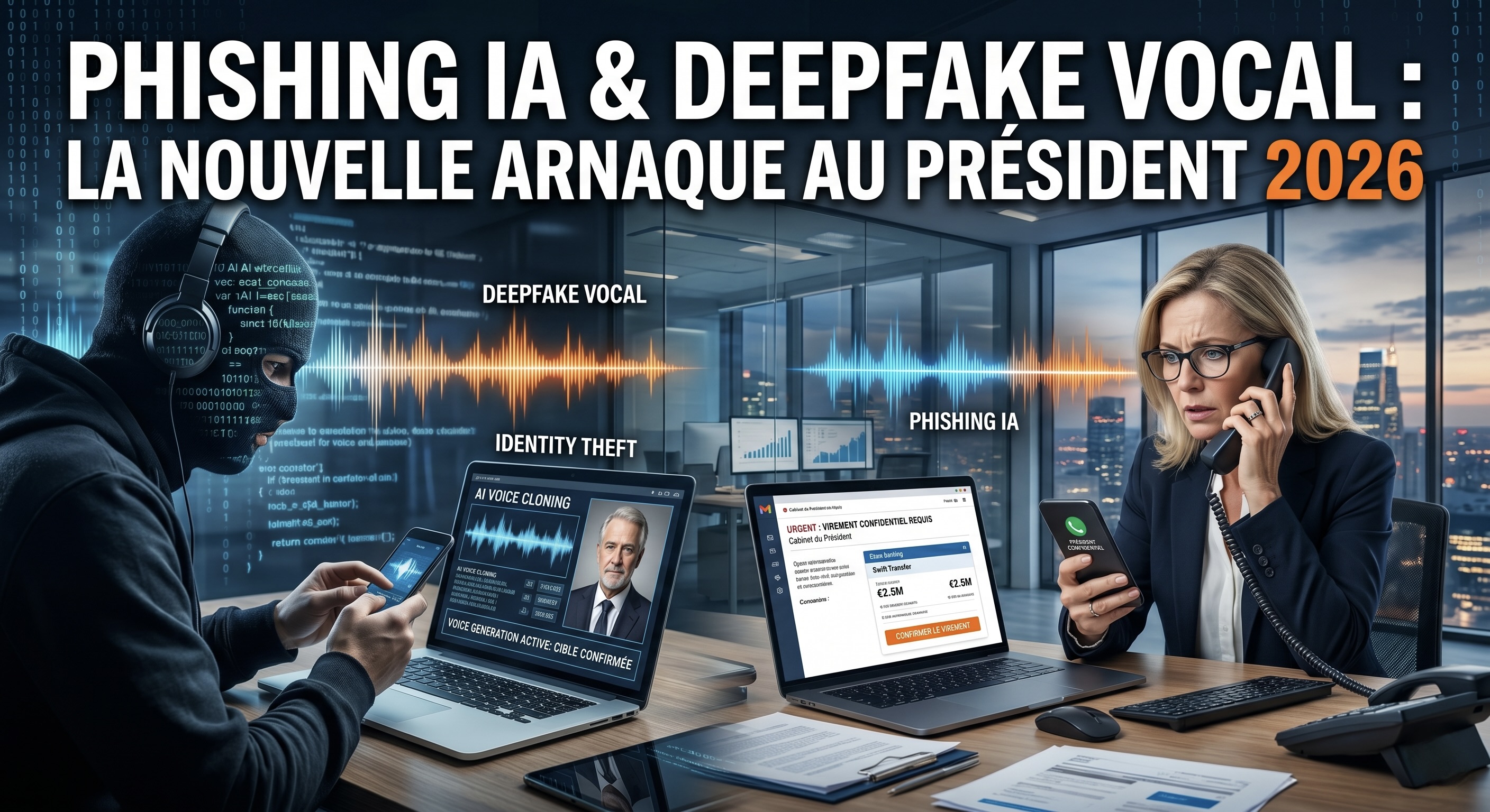 Phishing IA et Deepfake Vocal