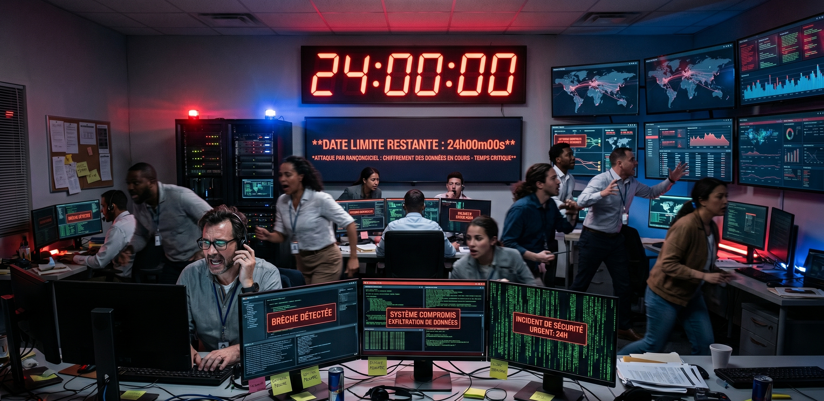 Cyberattaque PME et compte à rebours 24h : protocole d'urgence pour limiter les dégâts en 2026