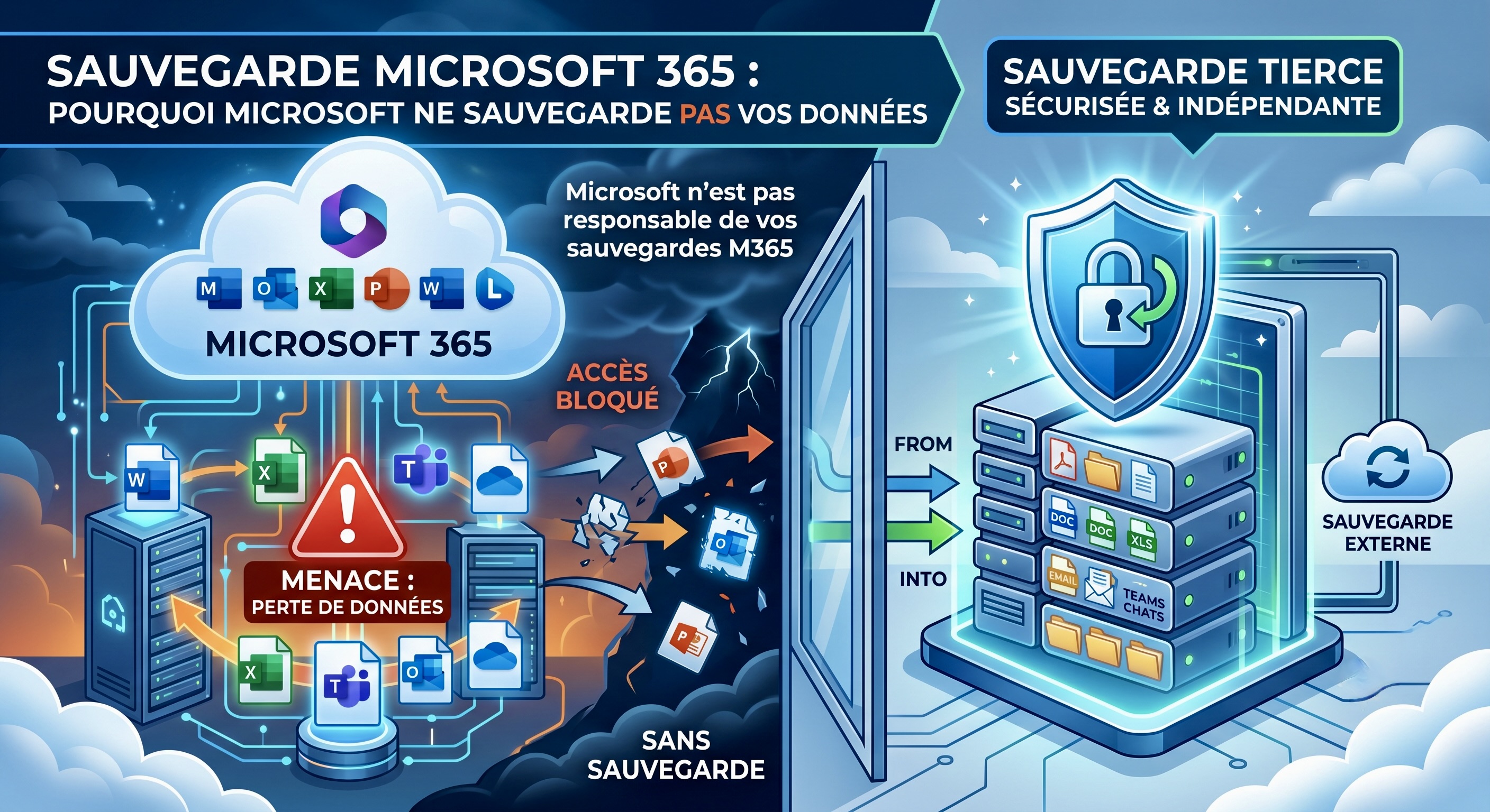 Sauvgarde des données Microsoft Office 365